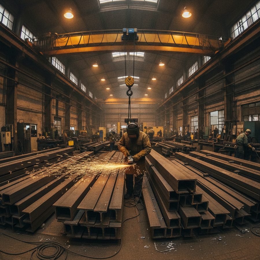 Inside the Rosmar Welding fabrication shop